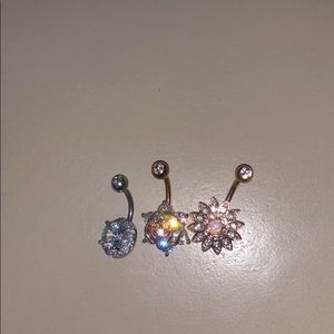 Belly button piercings